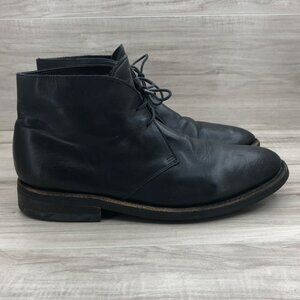 Thursday Ankle Boots Men's 10.5 Black Leather Lace Up Derby Chukka